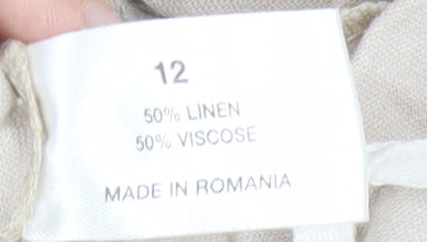 Internacionale Women's Beige Trousers 12