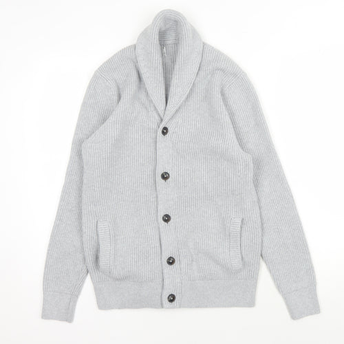 Marks and Spencer Men’s Grey Collared Cardigan M