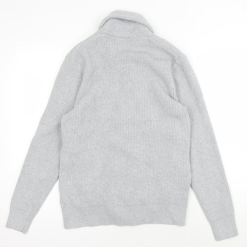 Marks and Spencer Men’s Grey Collared Cardigan M