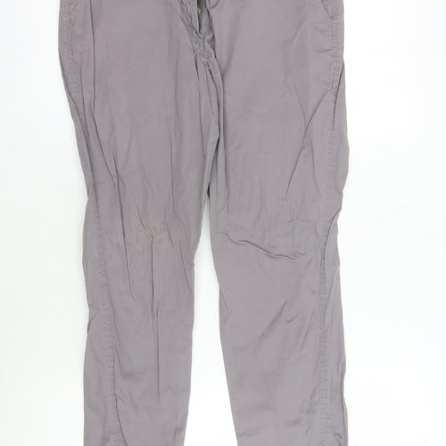Topshop Women's Grey Cargo Trousers Size 12