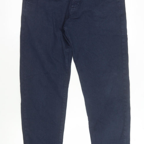 Marks and Spencer Men's Blue Tapered Jeans 32 Waist