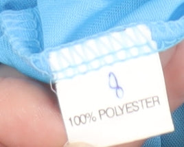 AX Paris Women's Blue Halter Beaded Blouse Size 12