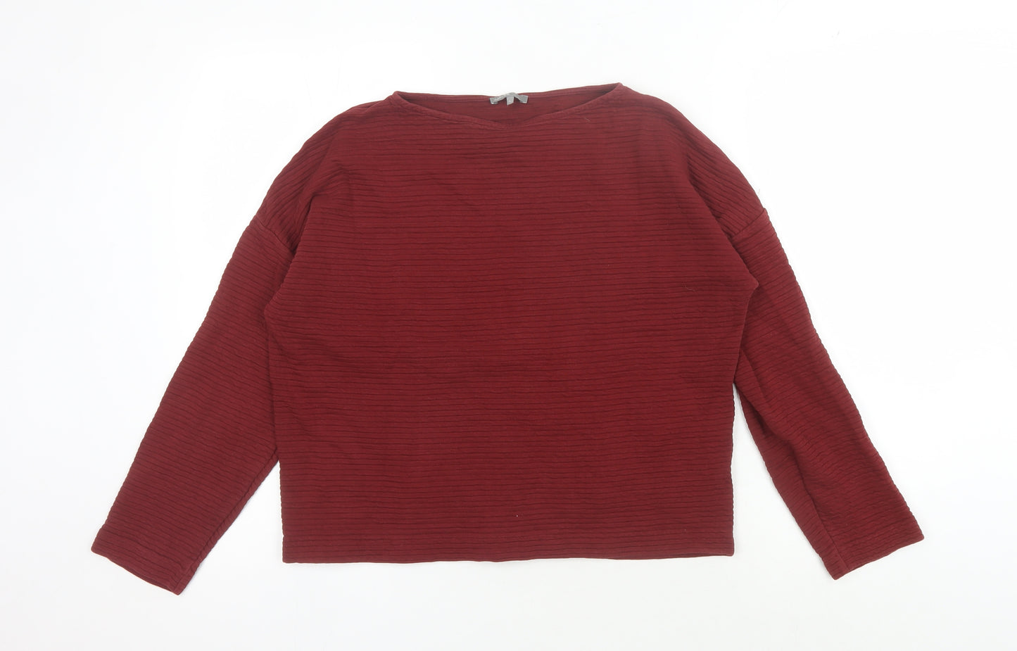 Jaeger Women's Red Long Sleeve Jersey Top, S