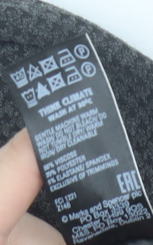 Marks and Spencer Women's Grey Trousers Size 20