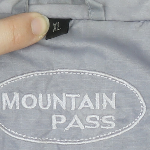 Mountain Pass Women's Grey Hooded Jacket, Size M