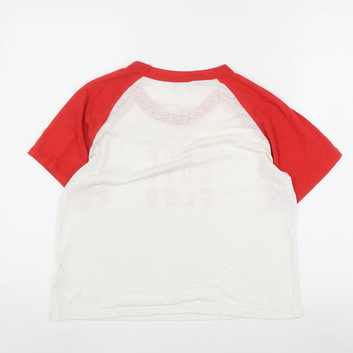 Monki Women's Red Raglan T-Shirt - Size S