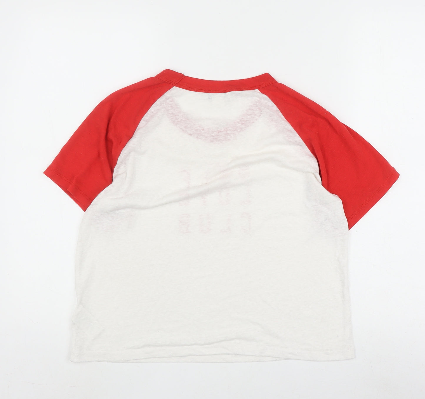 Monki Women's Red Raglan T-Shirt - Size S