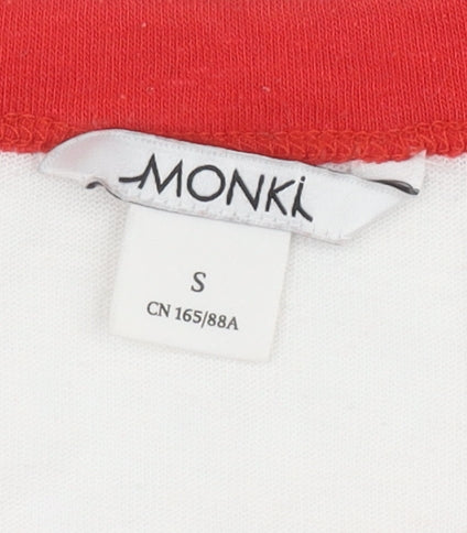 Monki Women's Red Raglan T-Shirt - Size S