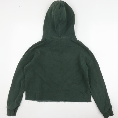 Superdry Women's Green Pullover Hoodie Size 10
