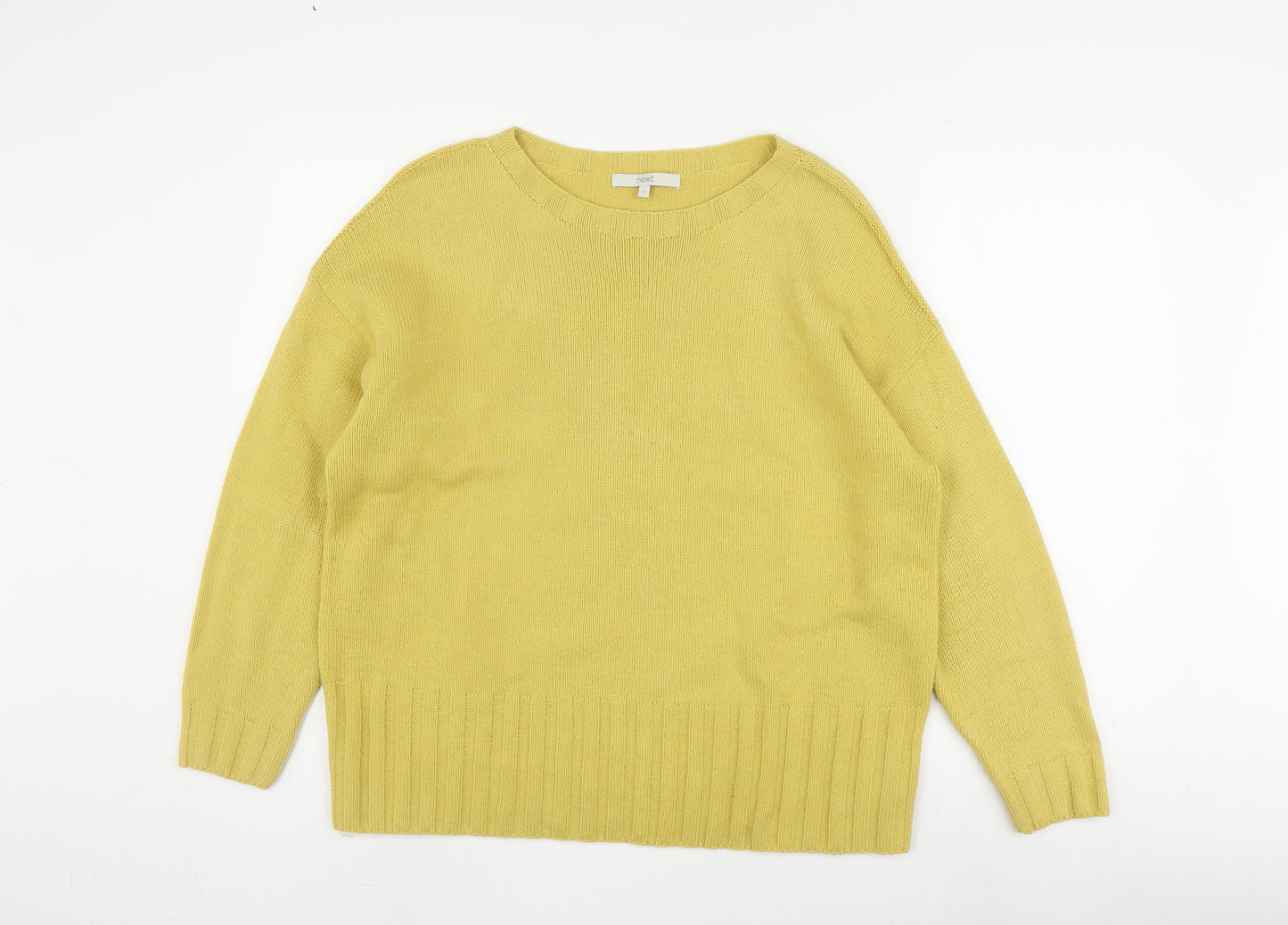 Next Women's Yellow Pullover Jumper Size 16