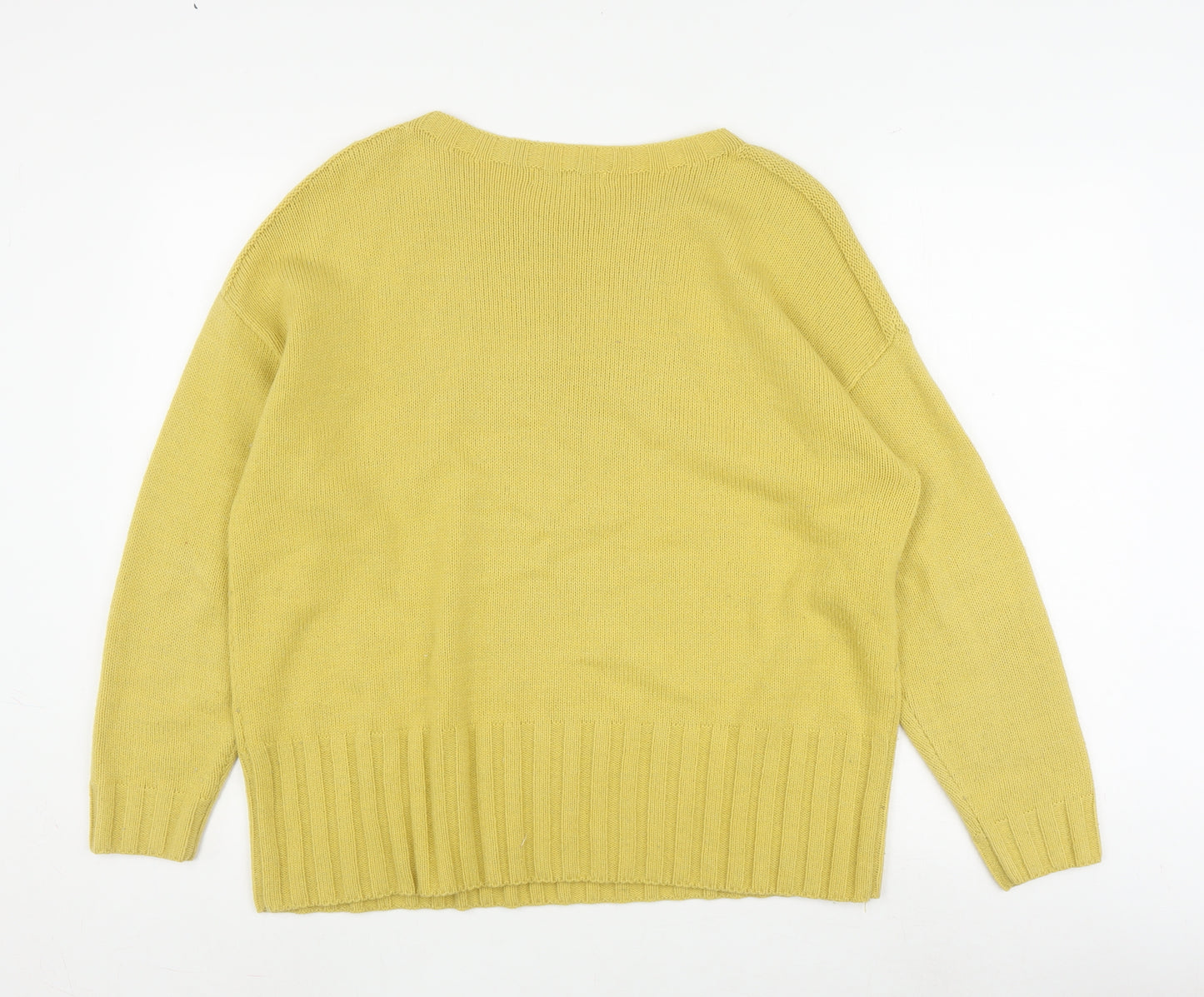 Next Women's Yellow Pullover Jumper Size 16