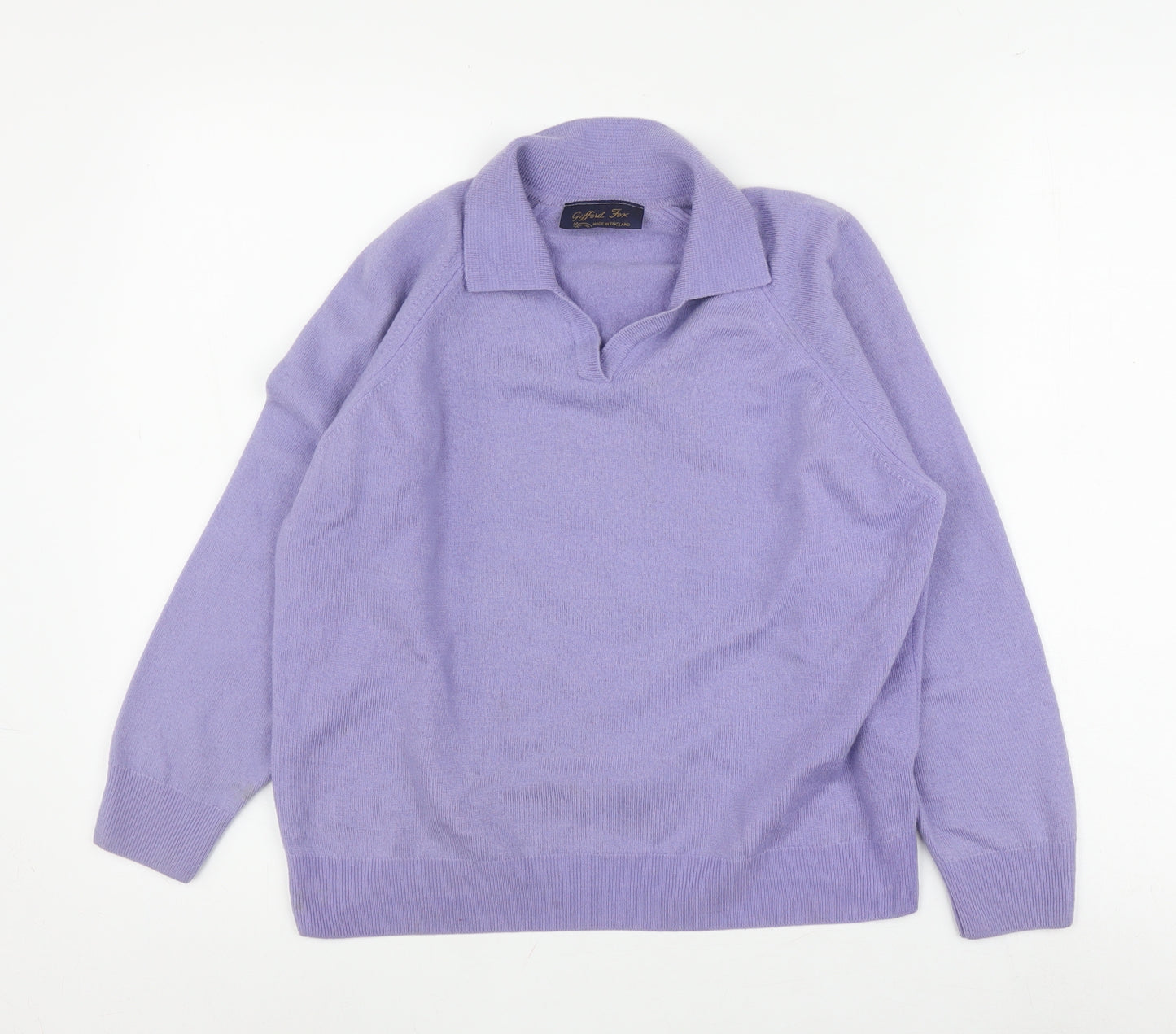 Gifford Fox Women's Purple Wool Jumper Size 16/18
