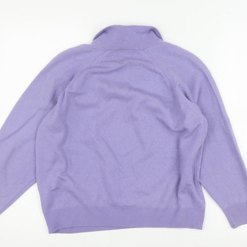 Gifford Fox Women's Purple Wool Jumper Size 16/18