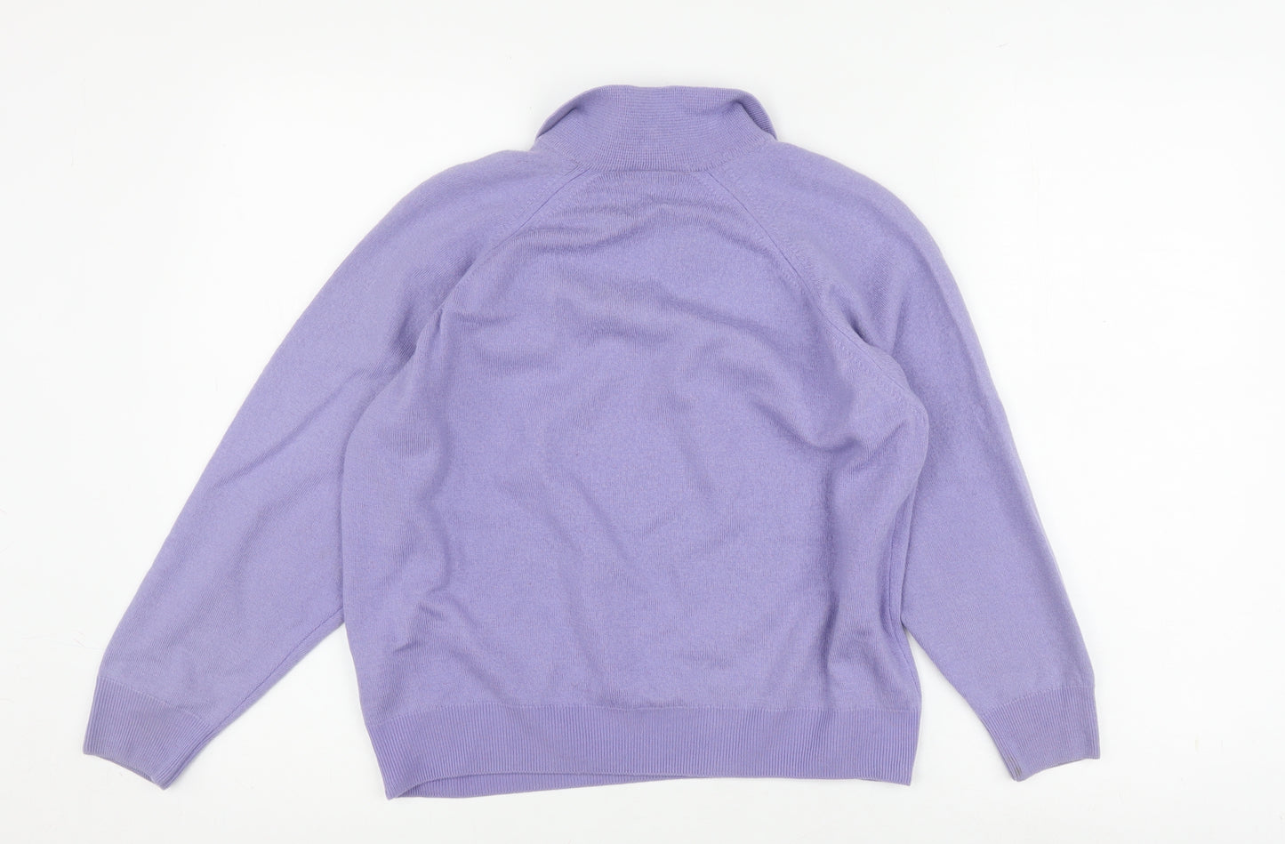 Gifford Fox Women's Purple Wool Jumper Size 16/18