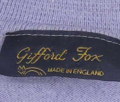 Gifford Fox Women's Purple Wool Jumper Size 16/18