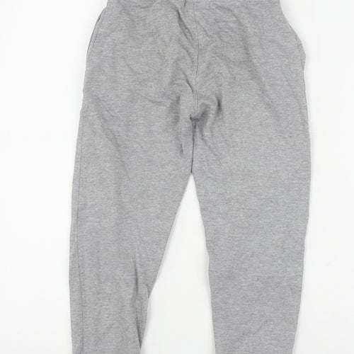 MNG Boys Grey Joggers, Size 7 Years, Cotton Blend Trousers