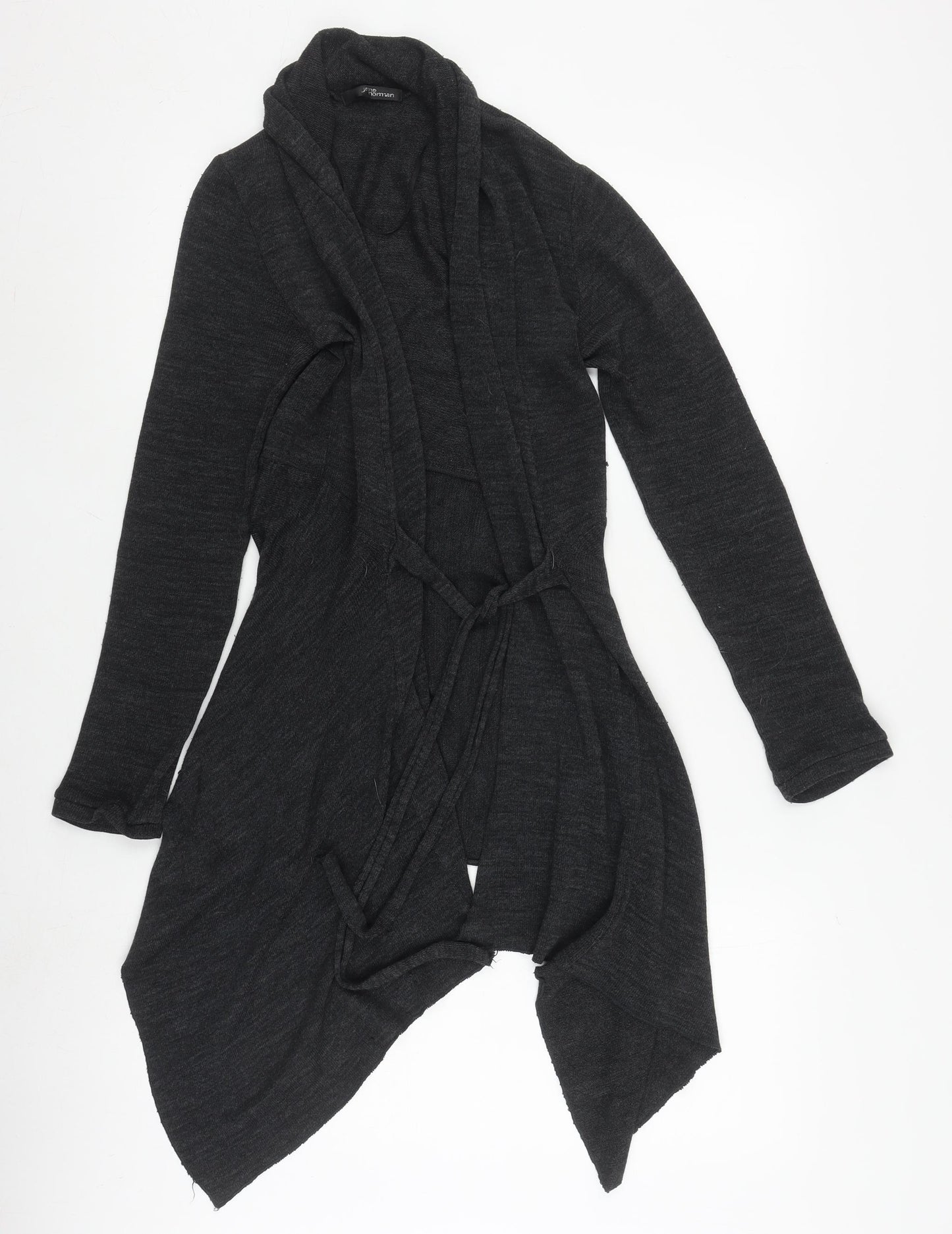 Jane Norman Women's Black Long Sleeve Cardigan, Size 14