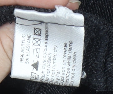 Jane Norman Women's Black Long Sleeve Cardigan, Size 14