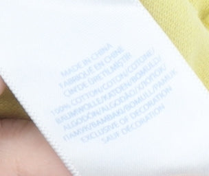 Ralph Lauren Unisex Yellow Babygrow 0-3 Months Short Sleeve