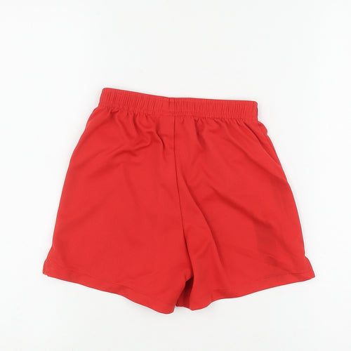 Sondico Boys Red Athletic Football Shorts 5-6 Years