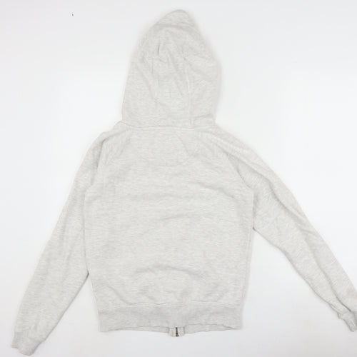 SoulCal&Co Women's Grey Hooded Basic Jacket Size 8