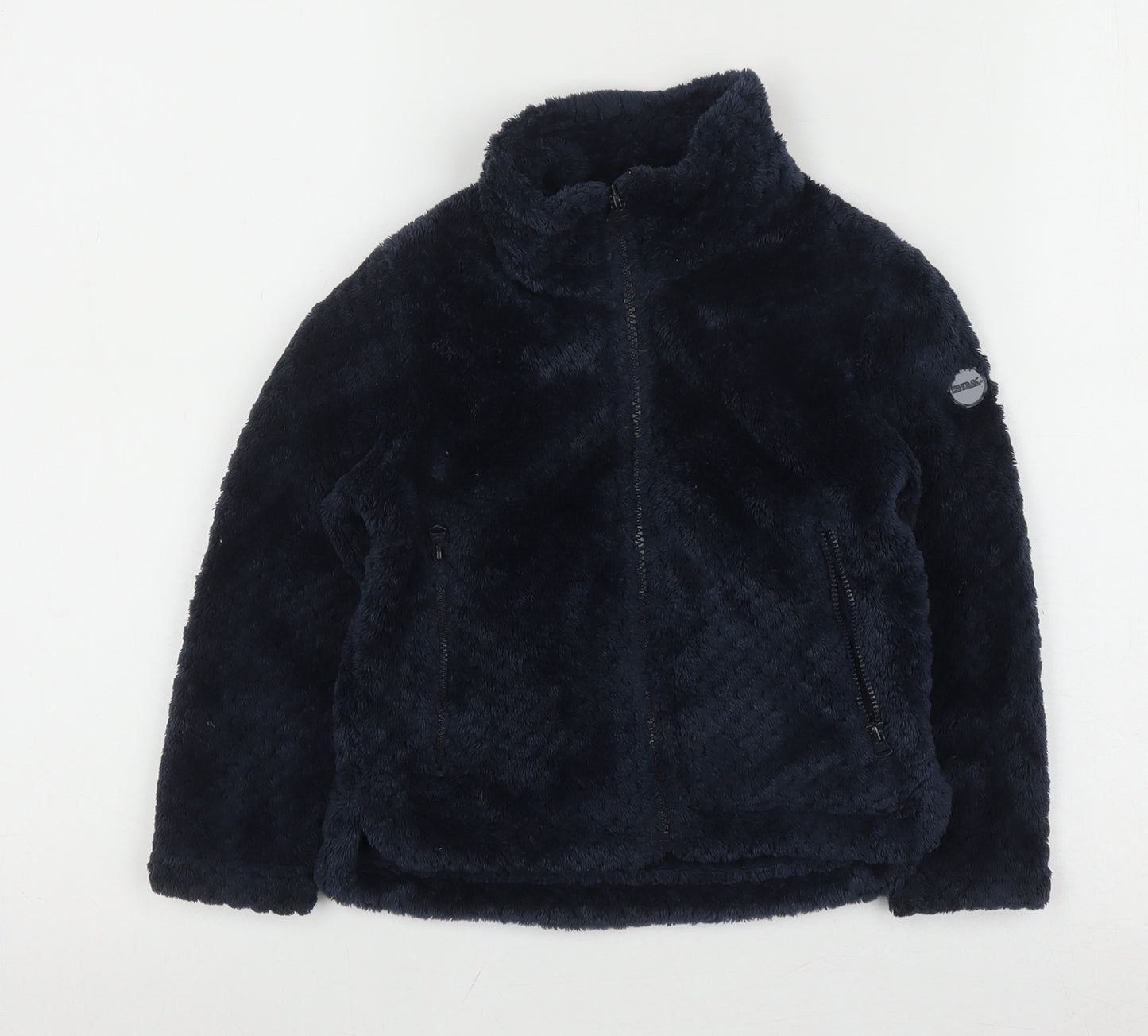 Regatta Boys Blue Fleece Jacket, Size 5-6 Years with Zip Closure