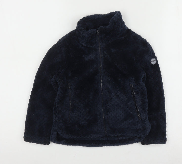 Regatta Boys Blue Fleece Jacket, Size 5-6 Years with Zip Closure