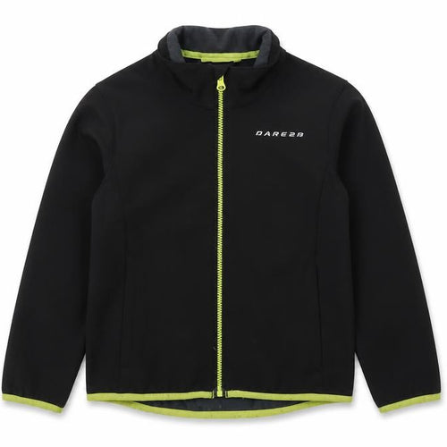 Dare 2b Boys Black Cycling Jacket 7-8 Years Full Zip Sports