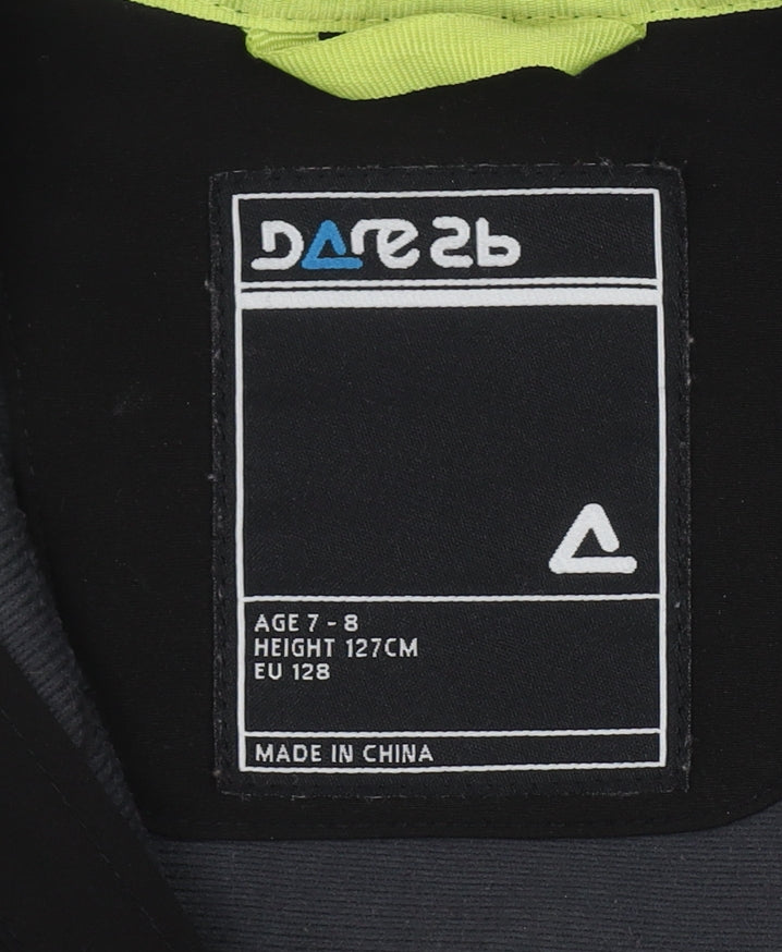 Dare 2b Boys Black Cycling Jacket 7-8 Years Full Zip Sports