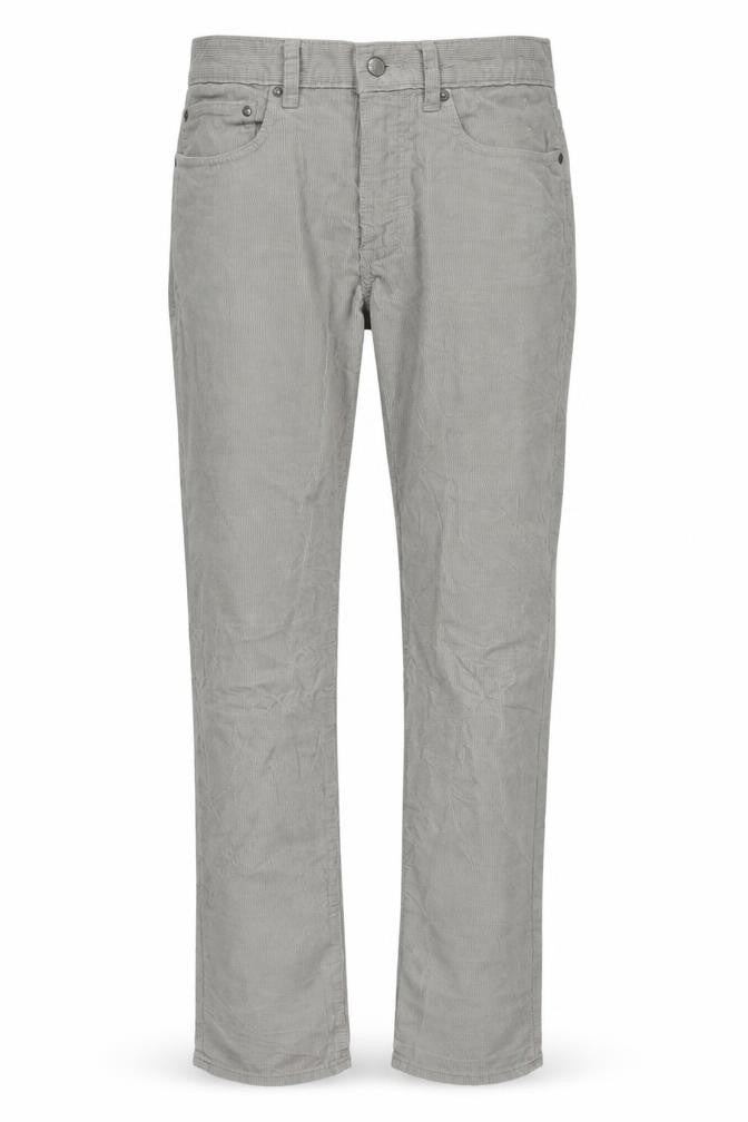 Front view of J.Crew Men's Grey Corduroy Trousers M