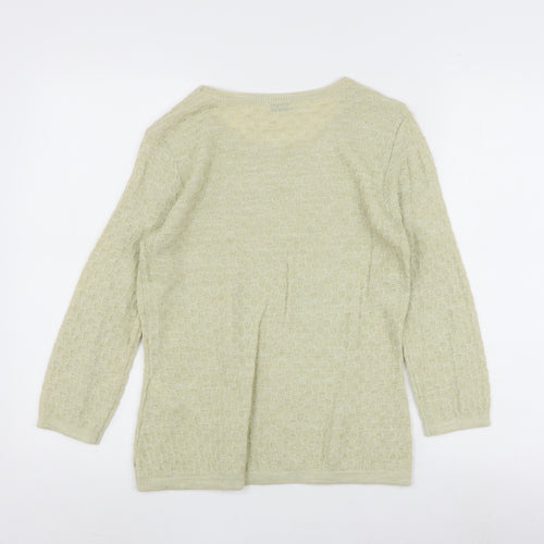 Eastex Women's Green Jumper, Size 10, 3/4 Sleeve