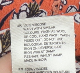 White Stuff Women's Multicoloured Floral Blouse Size 10