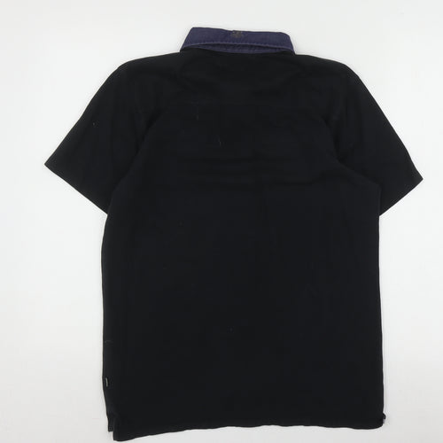 Jeff Banks Men's Black Polo Shirt M - Short Sleeve
