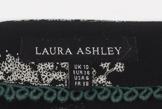 Laura Ashley Women's Multicoloured Floral Shift Dress Size 10