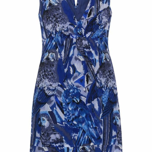Farhi Women’s Blue Animal Print Shift Dress