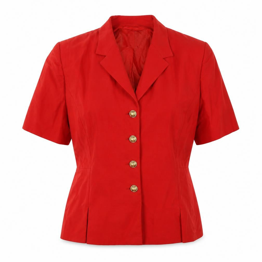 Front view of Windsmoor Women's Red Blazer UK 14