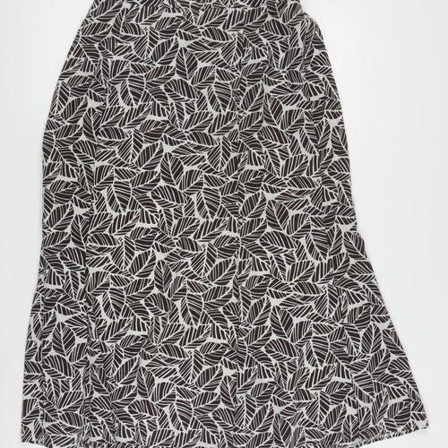 Eastex Women's Black & White Geometric Skirt Size 12