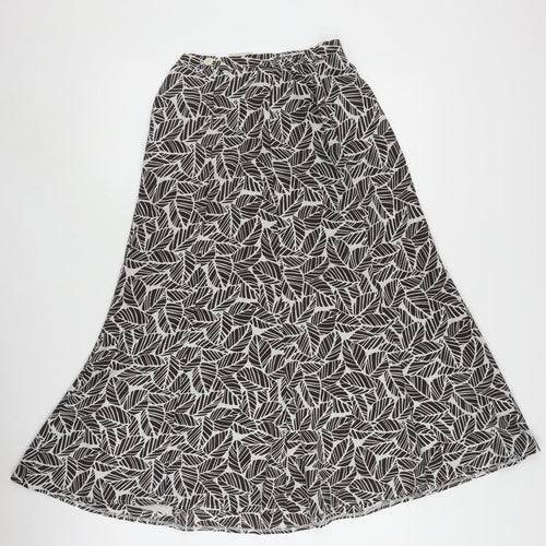 Eastex Women's Black & White Geometric Skirt Size 12