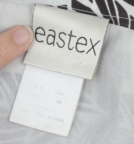 Eastex Women's Black & White Geometric Skirt Size 12