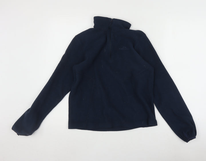 Kathmandu Boys Blue Fleece Hoodie, Size 12, Winter Warm Zip