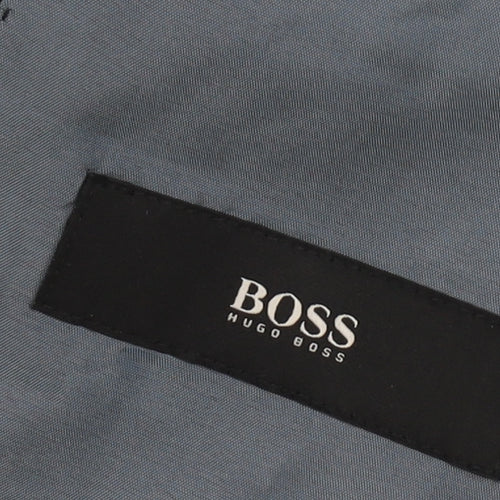 Hugo Boss Men's Black Wool Blazer, Formal Jacket 40