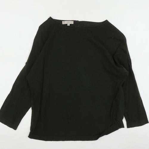 Hobbs Women's Black XS Boat Neck 3/4 Sleeve Top