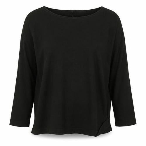Hobbs Women's Black XS Boat Neck 3/4 Sleeve Top