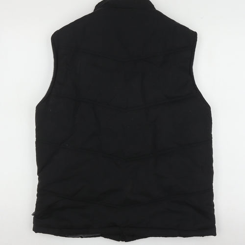 Everlast Men's Black Waistcoat M, Casual Stand-Up Collar