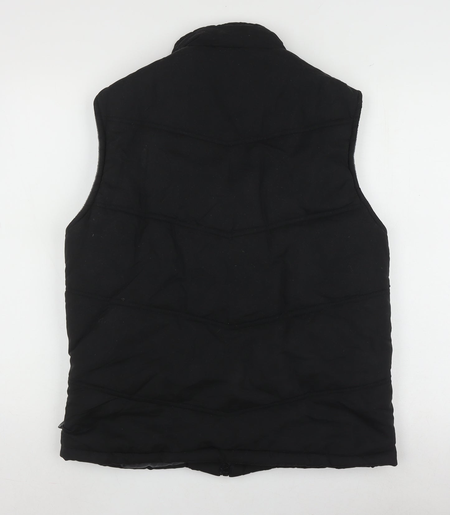 Everlast Men's Black Waistcoat M, Casual Stand-Up Collar