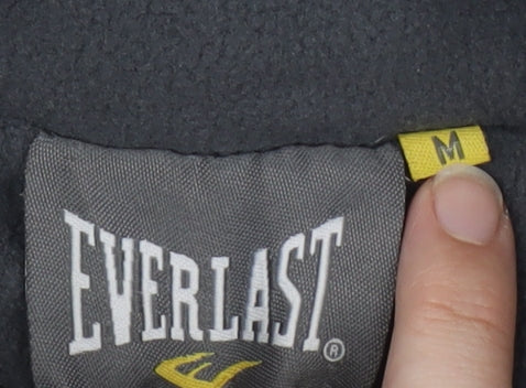Everlast Men's Black Waistcoat M, Casual Stand-Up Collar