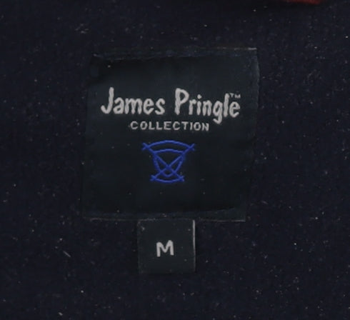 James Pringle Men's Red Full Zip Fleece Sweatshirt M