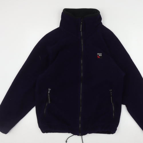 Enigma Men's Blue Fleece Jacket S Casual Full Zip