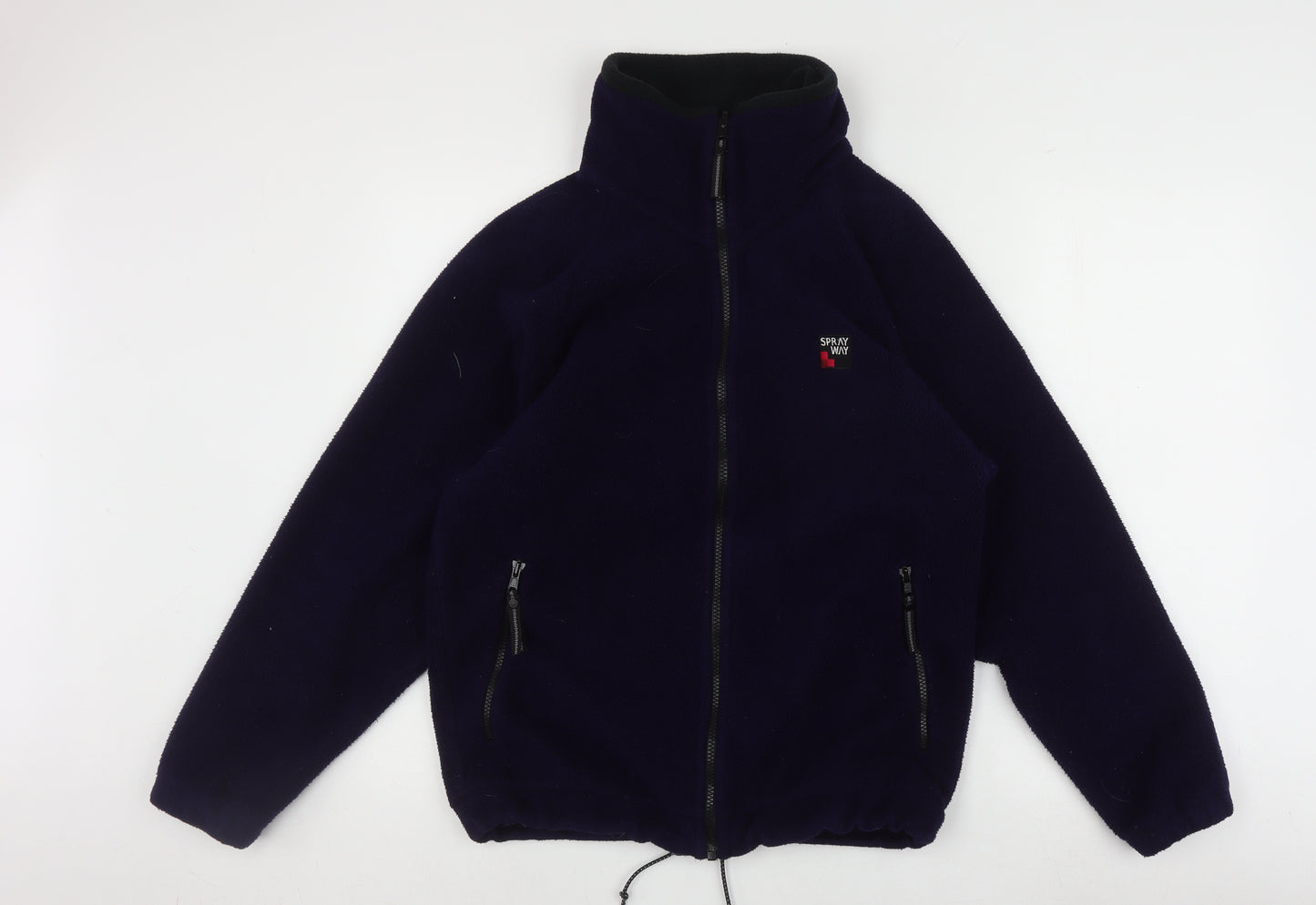 Enigma Men's Blue Fleece Jacket S Casual Full Zip