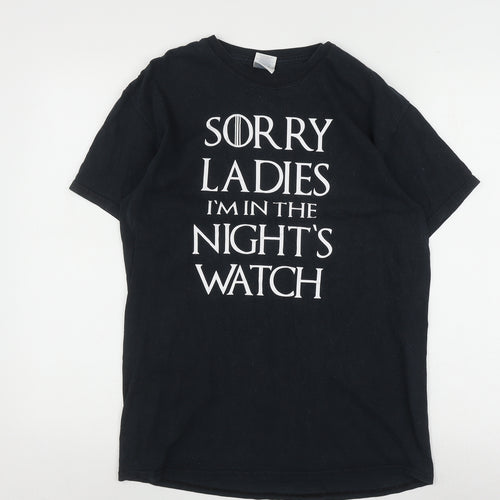 Gildan Men's Black Game of Thrones M T-Shirt